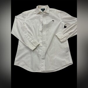 Ralph Lauren Boys White Button Up Shirt